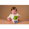 Silicone speelkubus - Peek & play silicone cube  (Geboortelijst Billie B.)